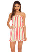 Luli Fama Playtime STRAPLESS RUFFLE ROMPER